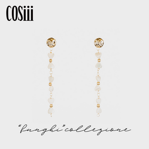 COSiii Long Love Pearl Earrings