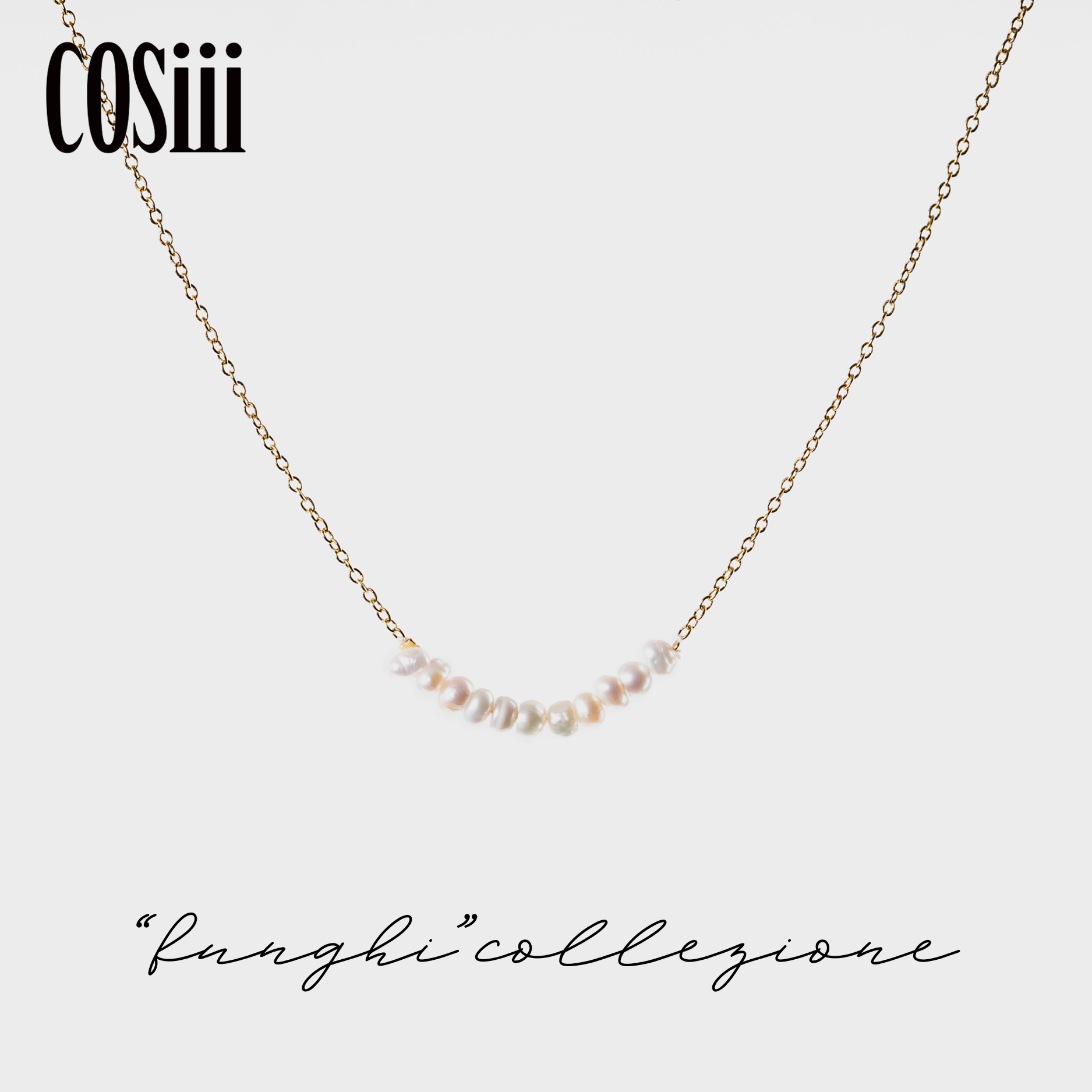 COSiii String Pearl Necklace