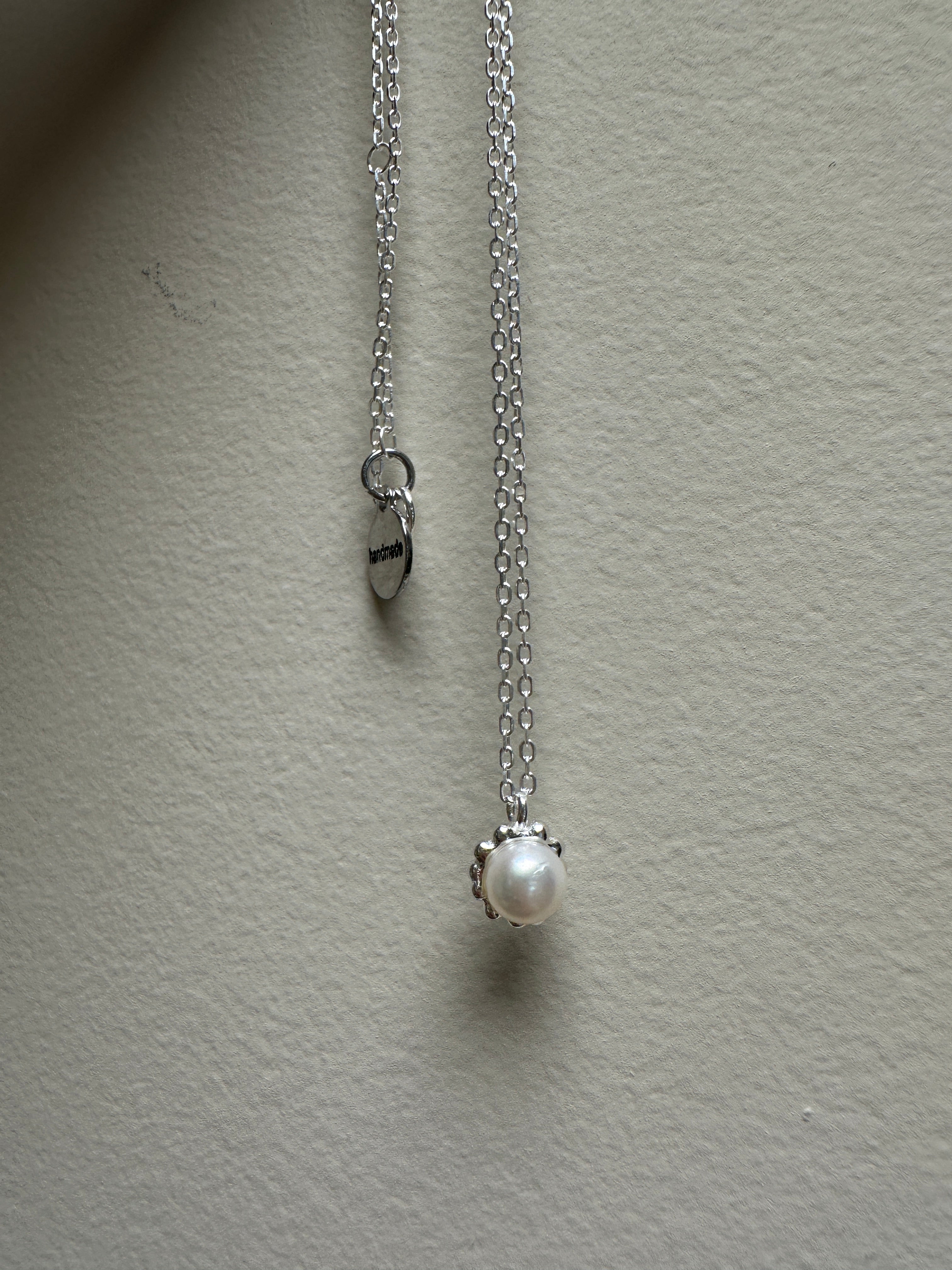 COSiii Pearl Blossom Pendant Necklace