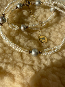 COSiii Radiant Pearl Choker Necklace