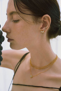 ROSE Golden Multi-ways to wear earrings