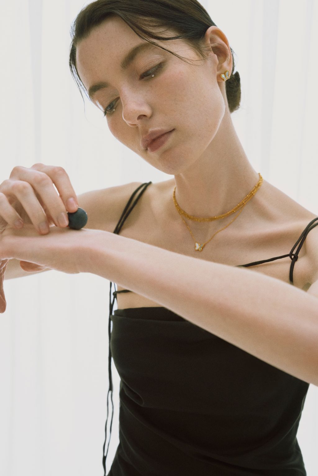 ROSE Golden Multi-ways to wear earrings