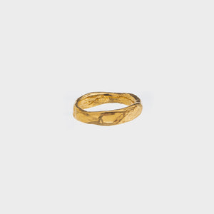 COSIII Golden Irregular Ring