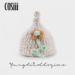 COSIII TAGINE 068  One Flower Handmade Woolen Hat