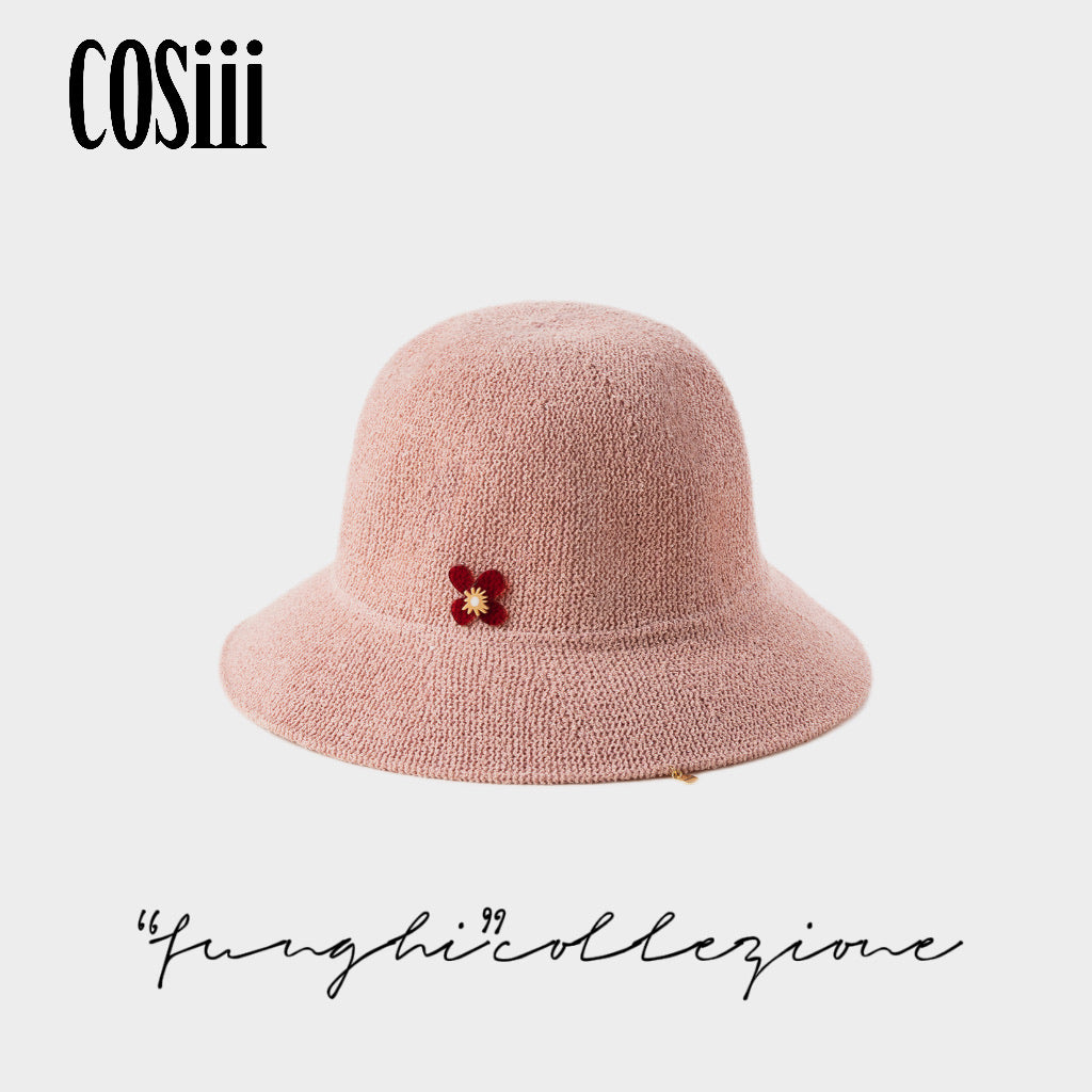 COSiii PANGUI Pink Handmade Crochet Hat