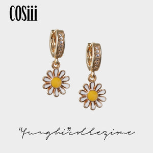 MARGHERITA Daisy Enamel Earring