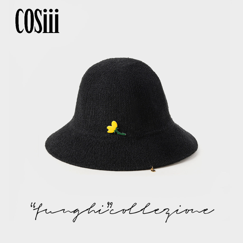 COSiii PANGUI Black Handmade Crochet Hat