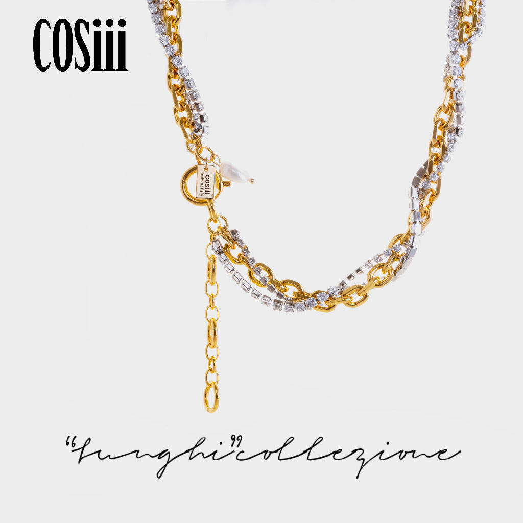 COSIII VITA Multi-layered Mashup Necklace Choker