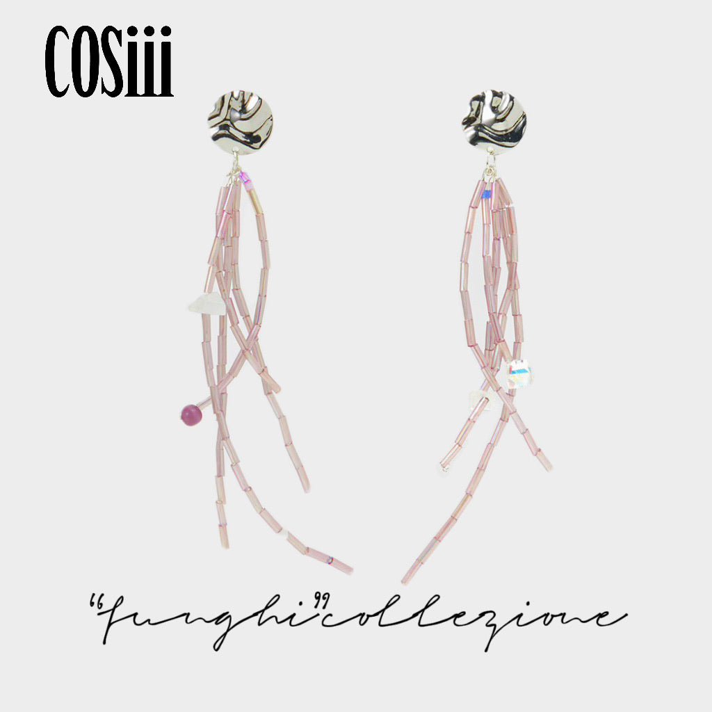 COSiii ALIEN Tassel beaded earrings