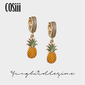 COSiii ANANAS 18k gold pineapple earring