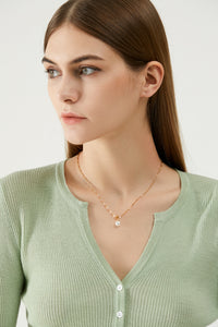 COSiii Simple style removable pearl necklace