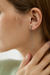 COSiii COMBO Golden/Silver Bead Chain Earrings