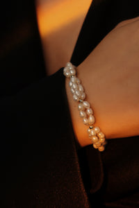 COSiii Small Pearl Wrap Beaded Bracelet