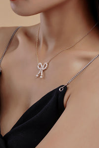 COSiii Pearl Bow Necklace