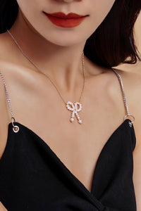 COSiii Pearl Bow Necklace