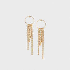 GOCCIOLIO Golden Tassel Earring