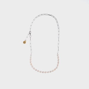 COSIII ABBEY Freshwater pearl Stitching Necklace