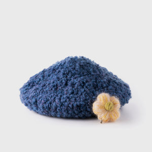 COSIII TAGINE 004 Butterfly Pea Flower Handmade Woolen Hat